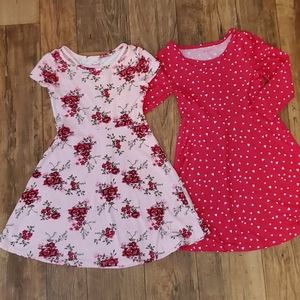 Super soft girls 2 pack dresses